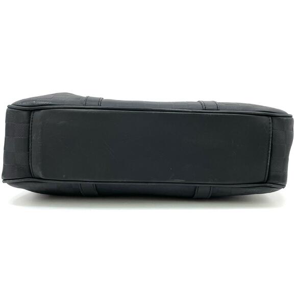 Louis Vuitton Tadao Damier Infini Shoulder Bag Tote Handbag Black - Picture 6 of 12